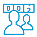 Bezoekersteller of klantenteller (People counting)